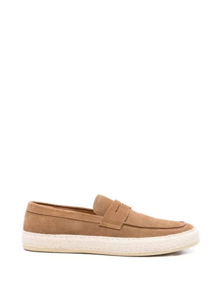 Espadrile Sergio Moretti Firenze din piele de căprioară maro