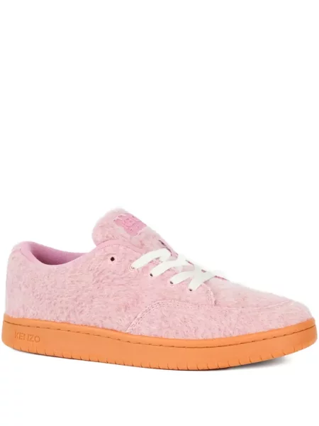Sneakerși Kenzo de lână roz