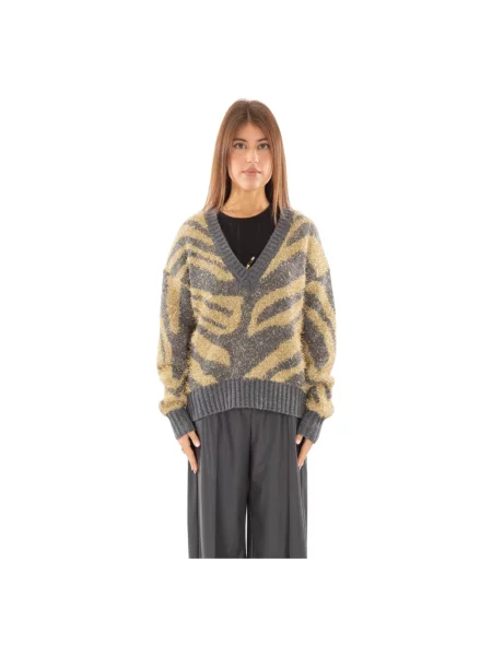 Sweter Babylon z dekoltem w serek