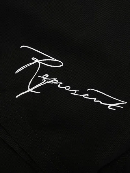 Pantaloni scurți Represent cu autograf cu cordon negru