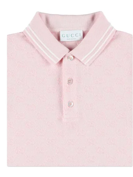 Поло тениска Gucci розово