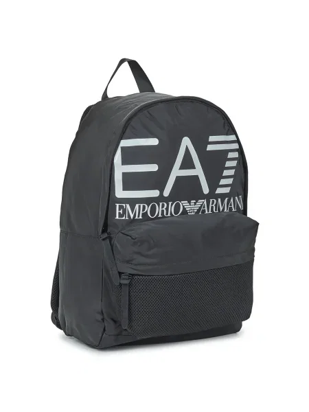 Emporio Armani Train Core Series 16 l čierno-biely mestský batoh s logom biela