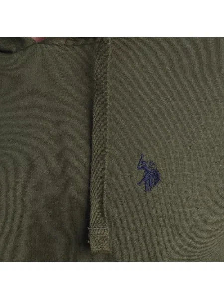Bluza z kapturem U.s Polo Assn. z kapturem zielona