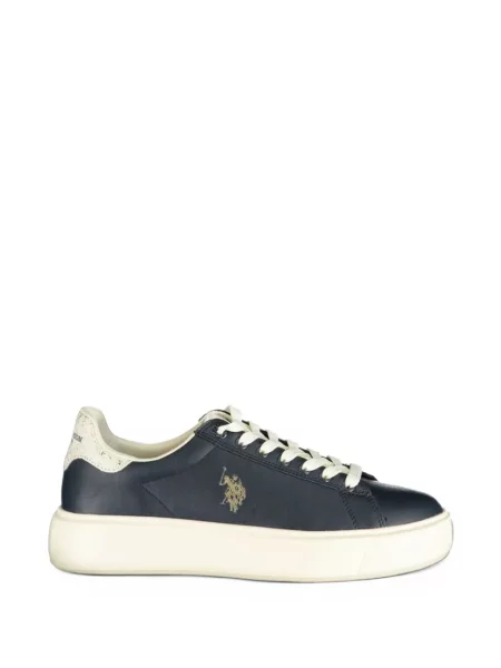 Chunky маратонки U.s. Polo Assn. с автограф синьо