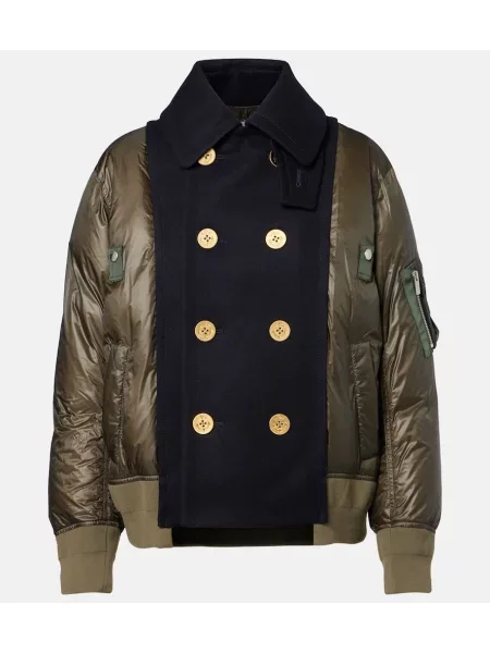 Geacă cu puf Sacai verde