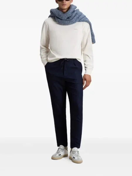 Tricou Woolrich cu decolteu rotund lung