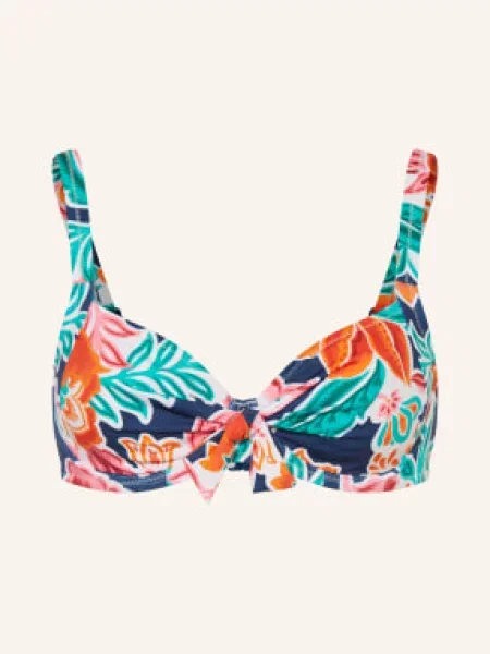 Lidea Bikiny S Ramínky Petal Patch tmavě / oranžová / tmavě zelená modrá