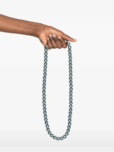 Colier Emporio Armani cu mărgele albastru