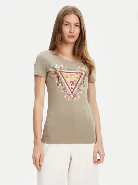 Guess T-Shirt zielony