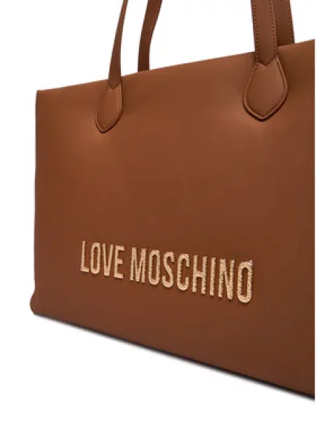 LOVE MOSCHINO Rankinė ruda