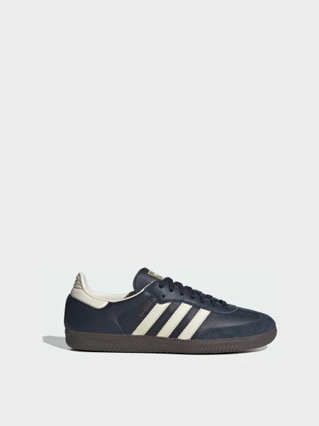 Шкіряні Кеди низькі adidas Samba синій