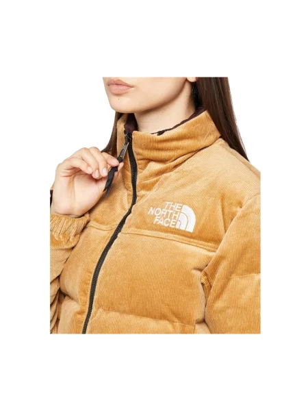 Geacă The North Face reversibilă bordo