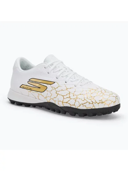 Încălțăminte de fotbal pentru bărbați SKECHERS Academy TF white/gold alb
