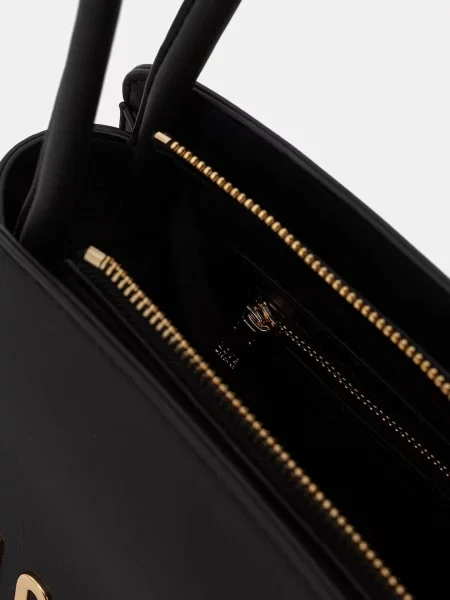 Кожаная сумка шоппер Love Moschino