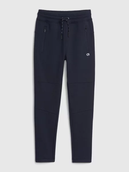 Pantaloni sport copii Gap alb