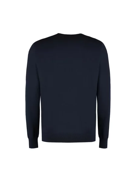 Sweter The (alphabet) niebieski