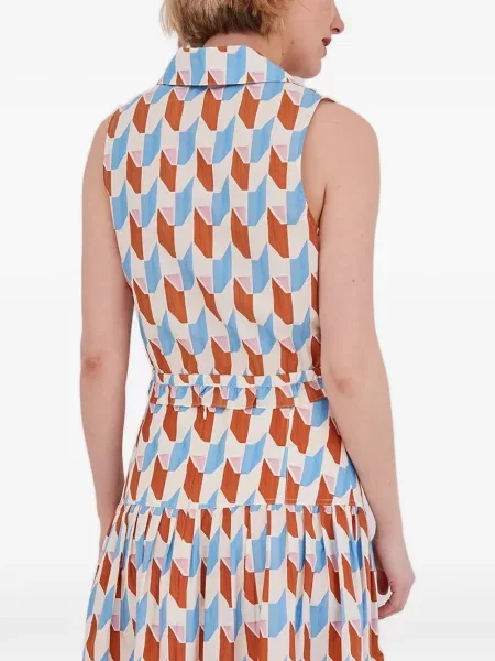 Top Cara Cara cu imagine cu imprimeu geometric