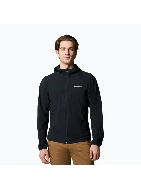 Geacă softshell pentru bărbați Columbia Heather Canyon black negru