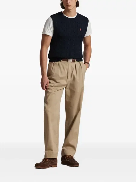 Ριγέ polo Polo Ralph Lauren με κουκούλα με αυτόγραφο λευκό