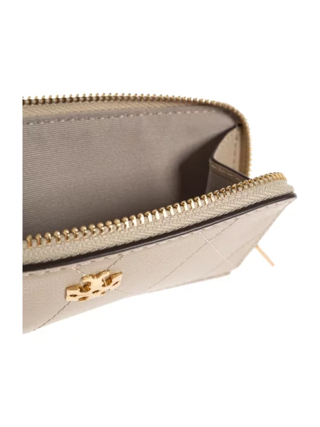 Portfel Tory Burch skórzany beżowy