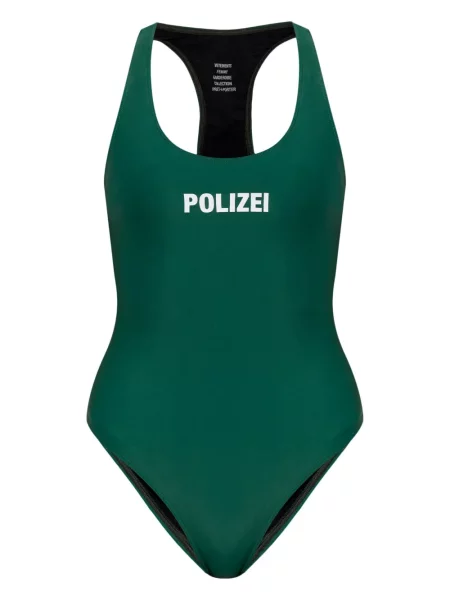 Costum de baie Vetements cu imagine verde