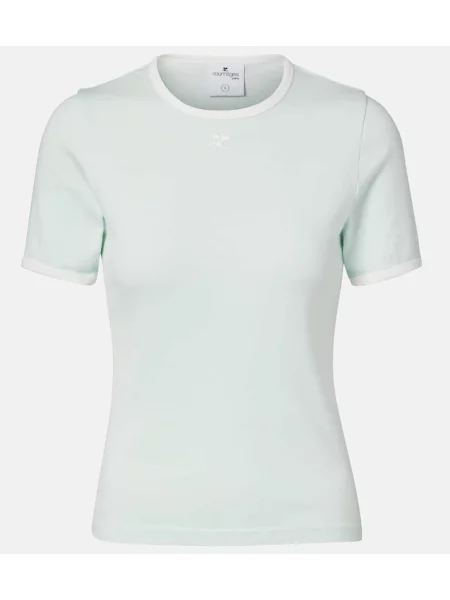 Tricou Courreges verde