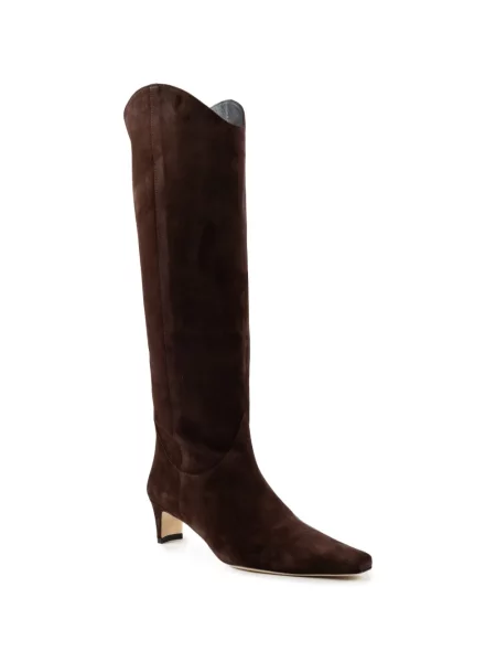 Botine Staud din piele de căprioară maro