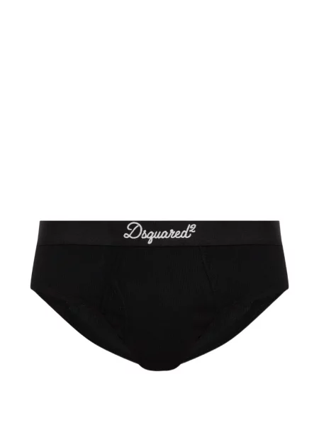 Chiloți Dsquared2 cu autograf negru