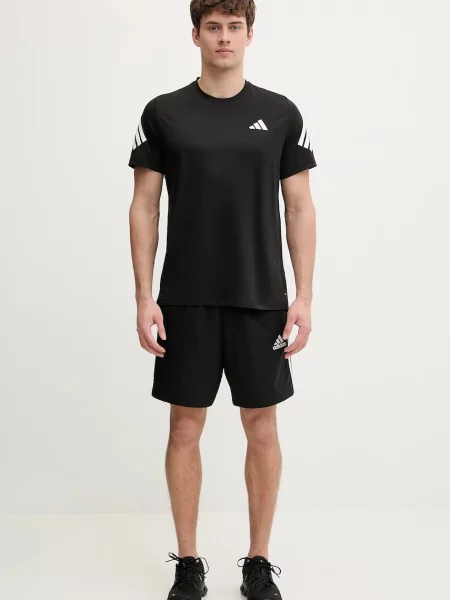 Футболка Adidas Performance с принтом черная