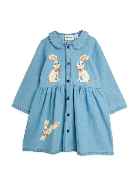 Детское джинсовое платье Mini Rodini