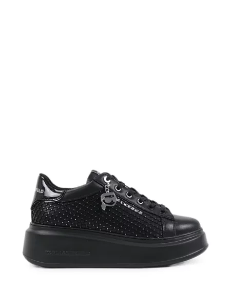 Sneakerși Karl Lagerfeld cu platformă negru
