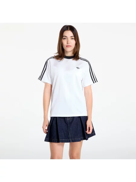 Koszulka adidas Adicolor Football Jacquard T-Shirt White M biała