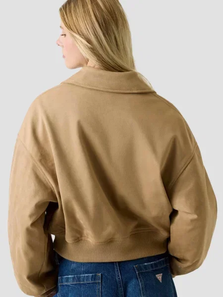 Джинсовая куртка Guess Jeans бежевая