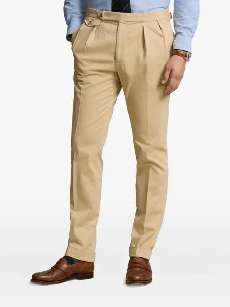 Haftowane сhinosy Polo Ralph Lauren polarowe niebieskie