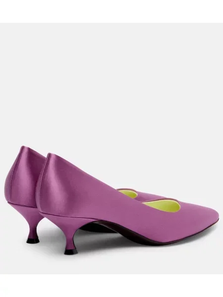 Pantofi cu toc Herbert Levine din satin roz