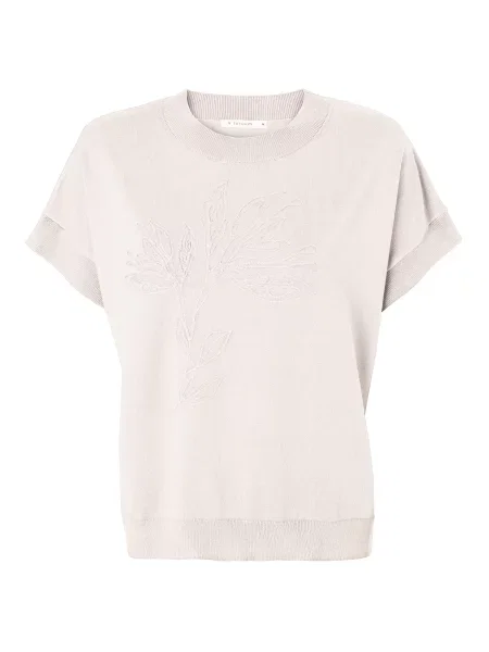 TATUUM Pulover Sufif murdar alb