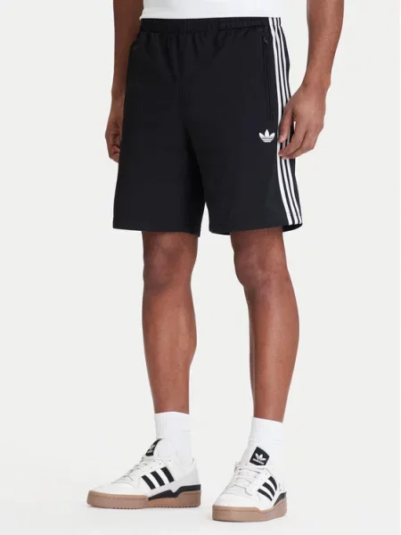 Adidas Спортни шорти Firebird черен