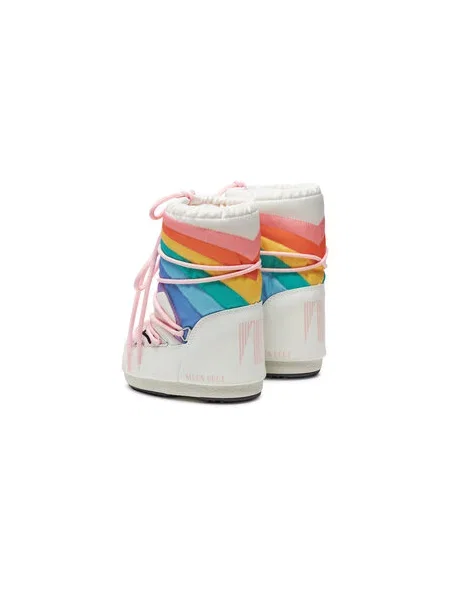 Moon Boot Sniego batai Mb Icon Unicorn Spalvota balta
