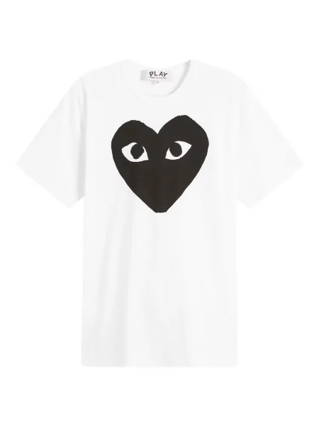 Koszulka Comme Des Garcons Play biała