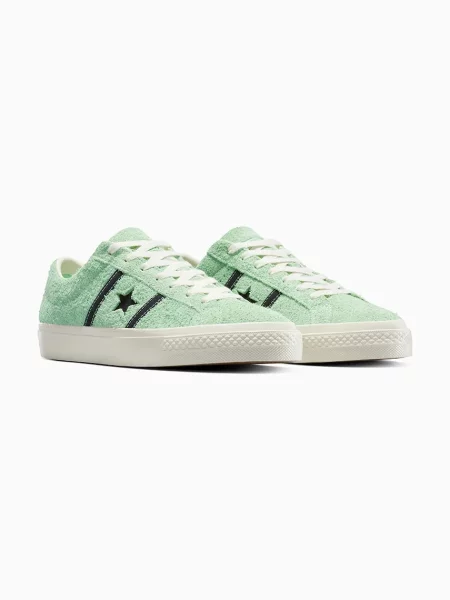 Σουέτ sneakers Converse One Star Academy Pro πράσινο