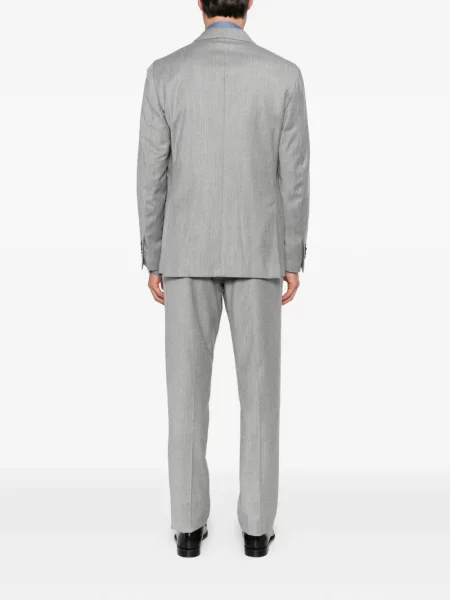 Costum Lardini cu două rânduri de nasturi gri