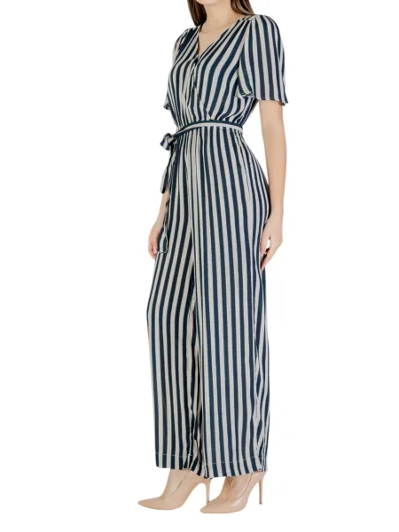 Kombinezon Ichi w paski niebieski