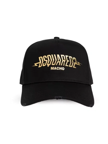 Czapka z daszkiem Dsquared2 czarna