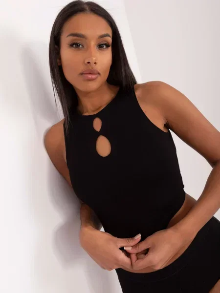 Top Fashionhunters črna