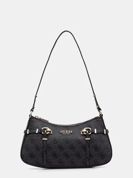 Guess torebka z imitacji skóry LEONA szara