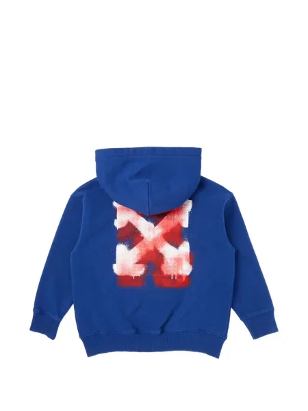 Bluza z kapturem dziecięca Off-white biała