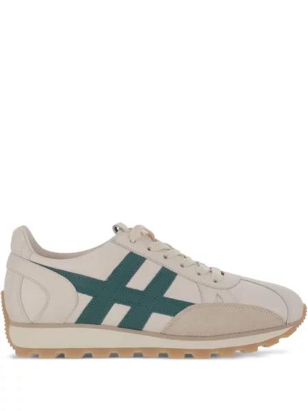 Sneakerși Hogan cu șireturi din piele