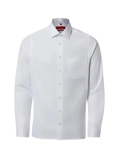 Finshley & Harding koszula biznesowa Easy Care Mężczyźni Slim Fit jednolity 39 biały