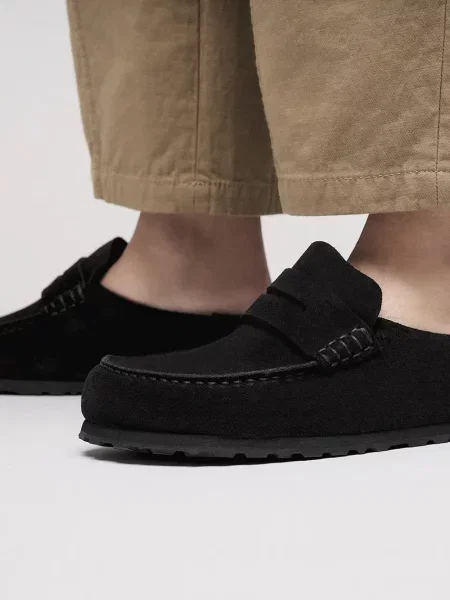 Замшевые мюли Birkenstock