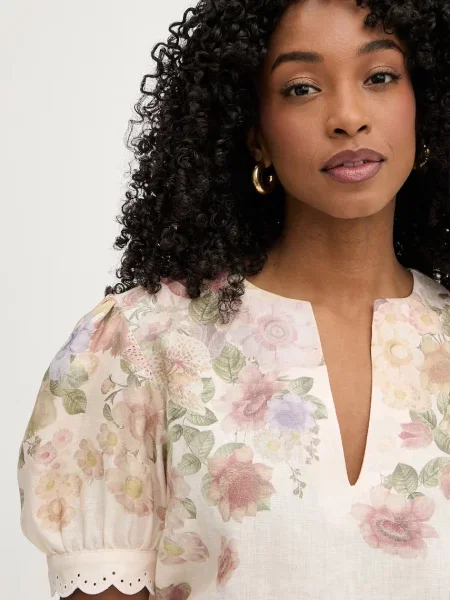 Twinset блузка лляна